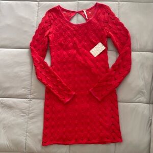 NWT Free People Strawberry Mini Dress Size XSmall